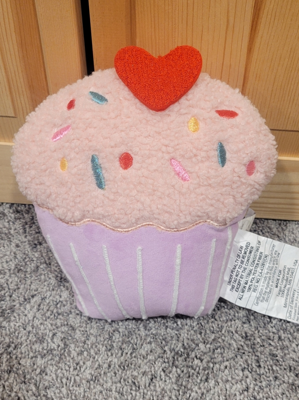 Spritz Cupcake Novelty Pillow